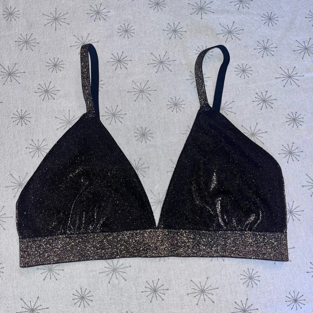 Gold metallic bralette